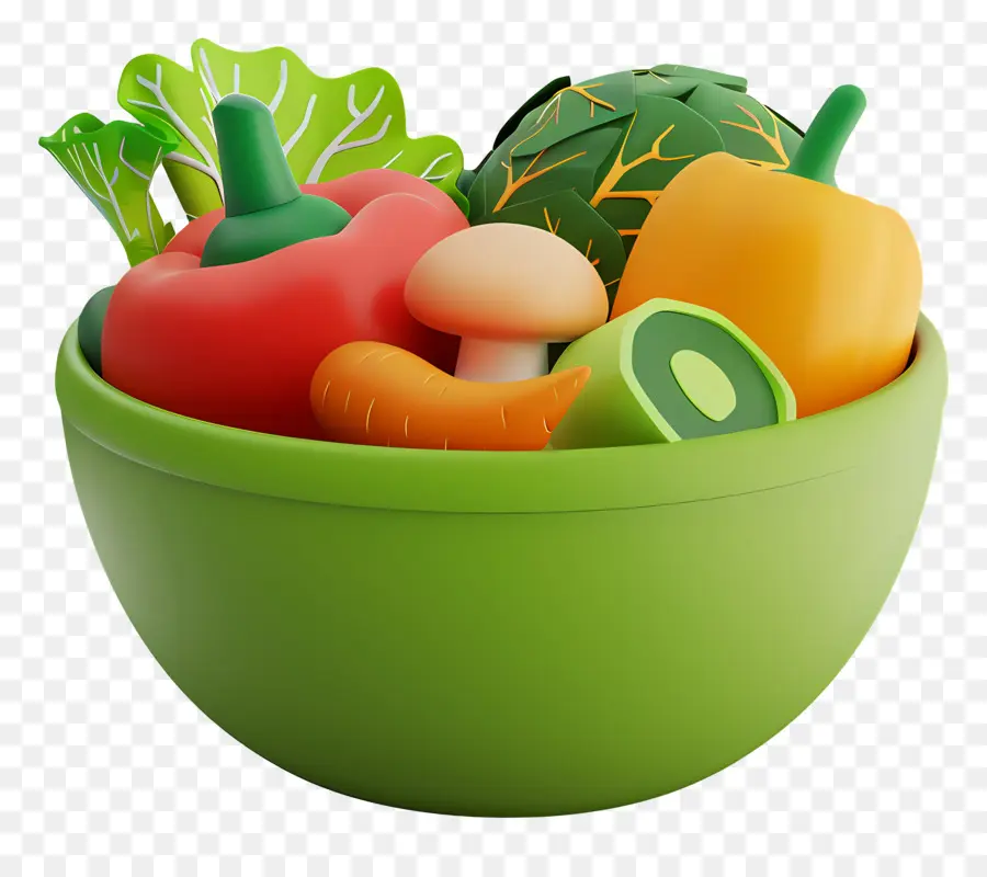 Tazón De Verduras，Ensalada PNG