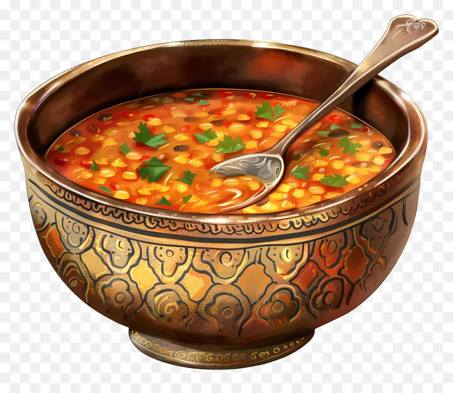 Sopa De Lentejas，Tazón De Sopa PNG