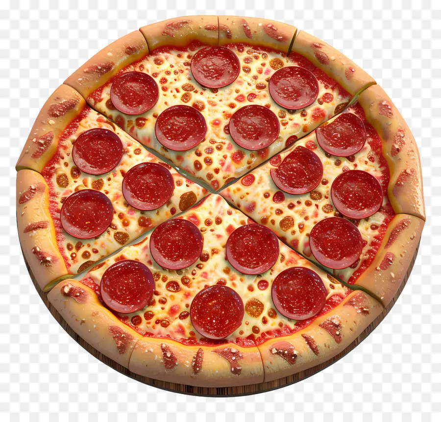 Pizza De Peperoni，Pizza PNG