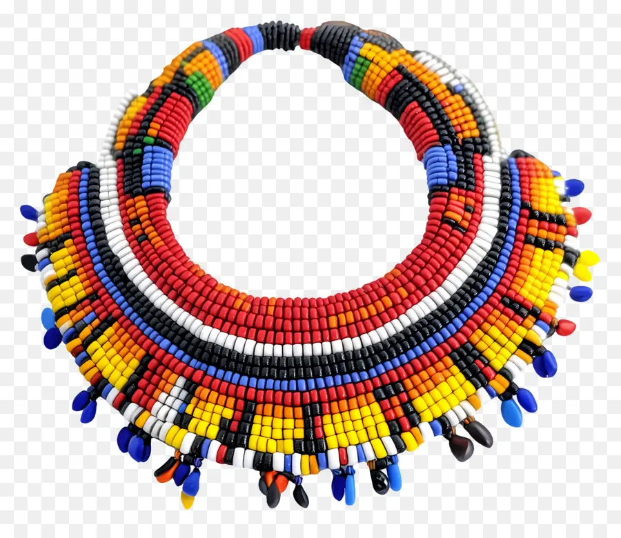 Trabajo De Perlas，Collar De Cuentas De Colores PNG