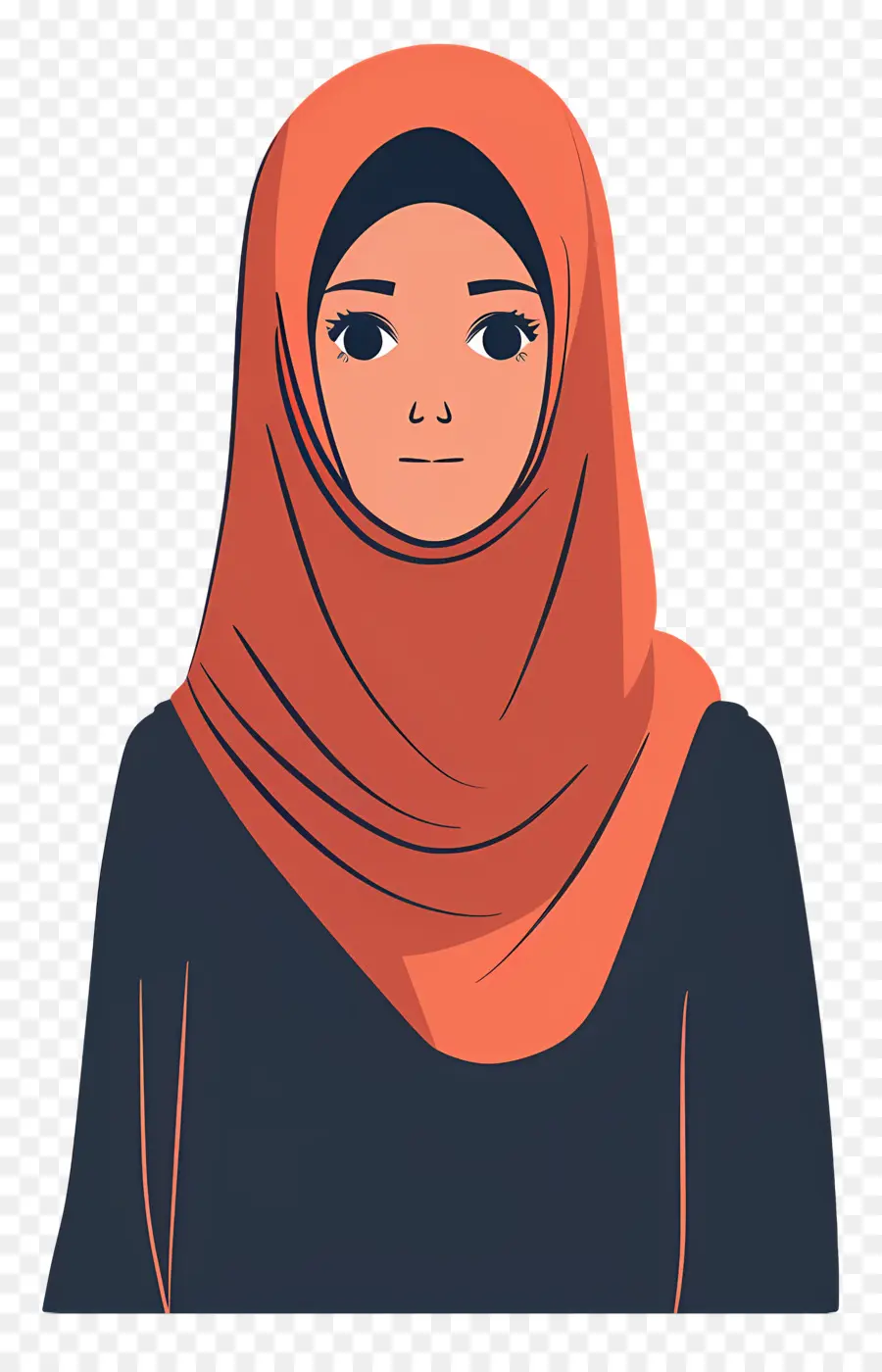 Mujer En Hijab，Chica En Hijab PNG