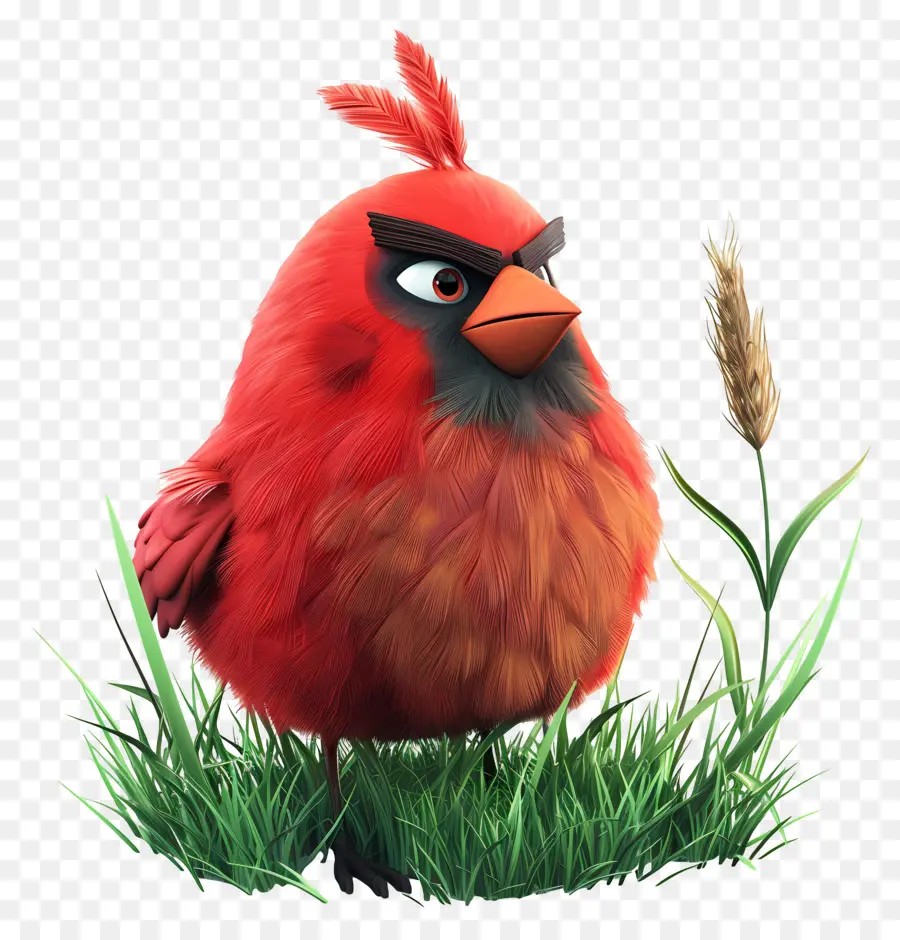 Pájaro Rojo，Pájaro Enojado PNG