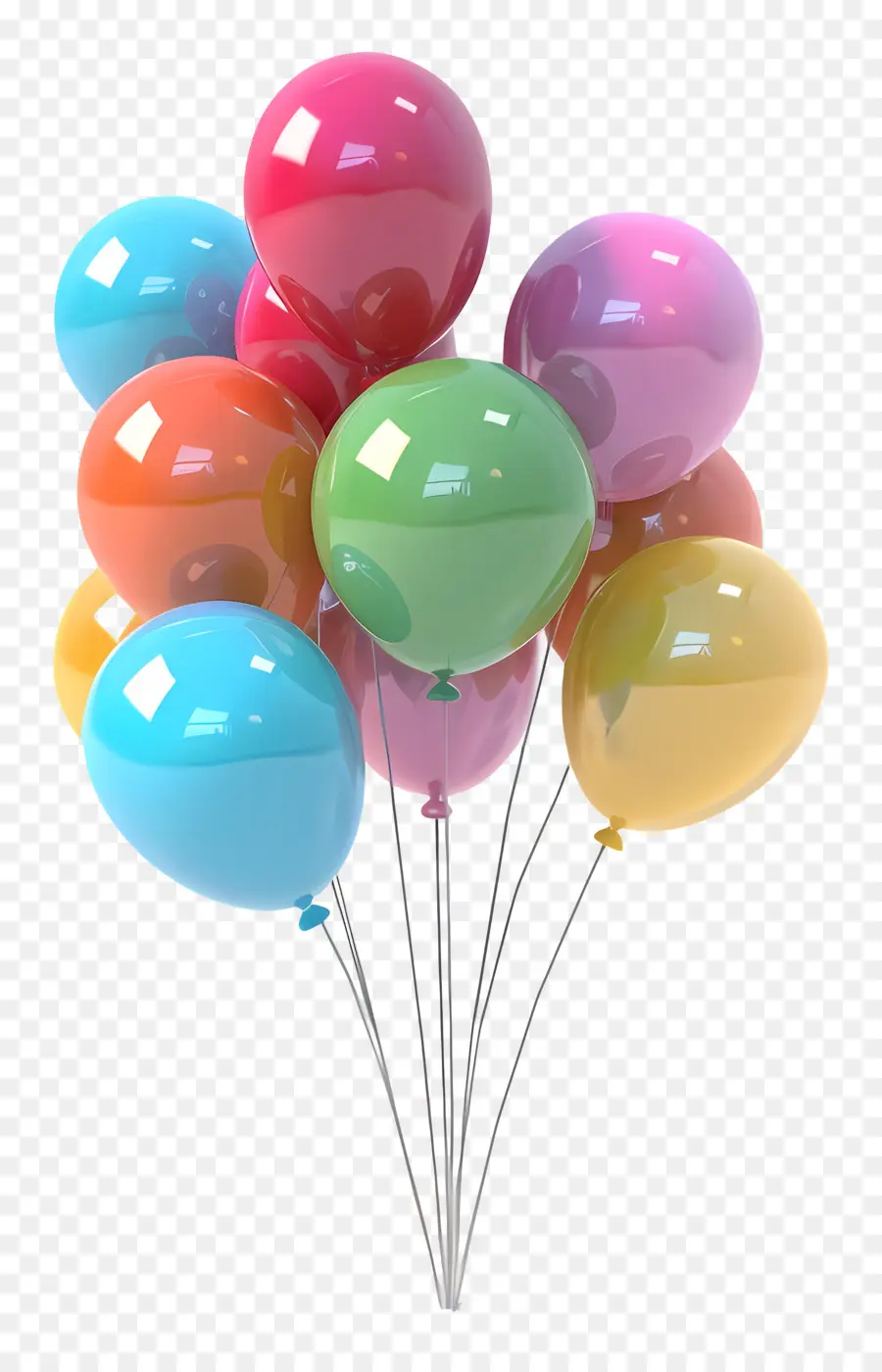 Manojo De Globos，Globos PNG