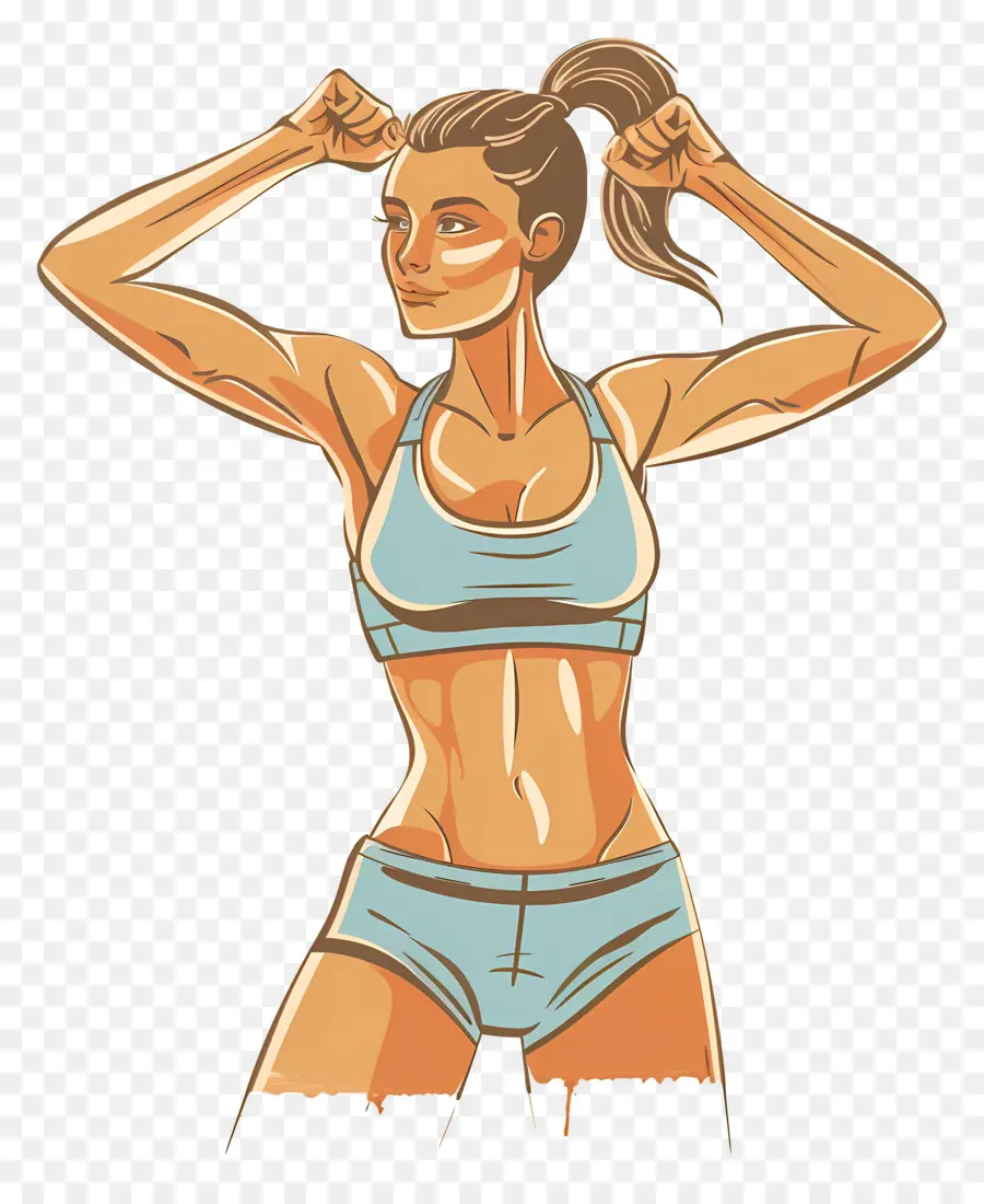 Mujer Fitness，Mujer En Forma PNG