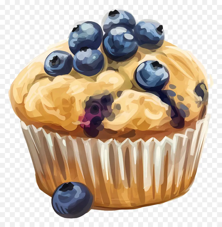 Muffin De Arándanos，Arándano PNG