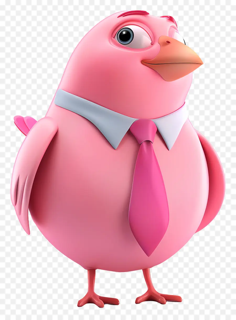 Pájaro Rosa，Atar PNG