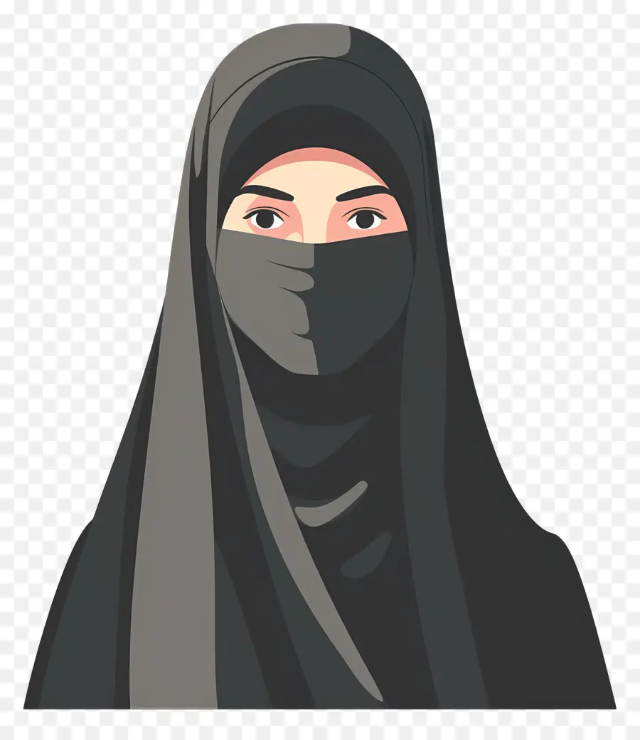 Mujer En Niqab，Mujer En Hijab PNG