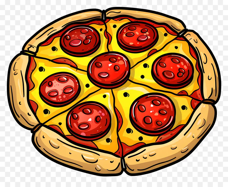 Pizza De Peperoni，Pizza PNG