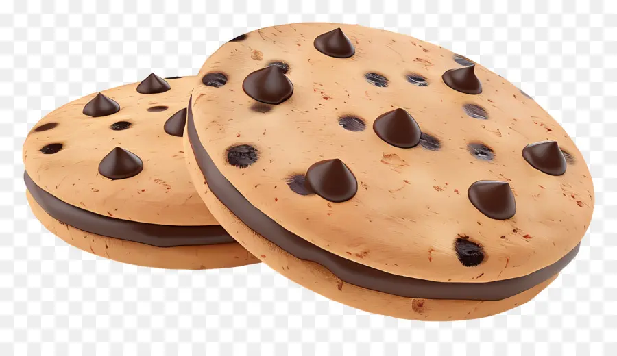 Galletas De Chocolate，Galletas PNG