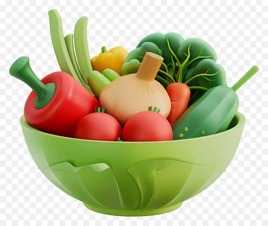 Tazón De Verduras，Ensalada PNG