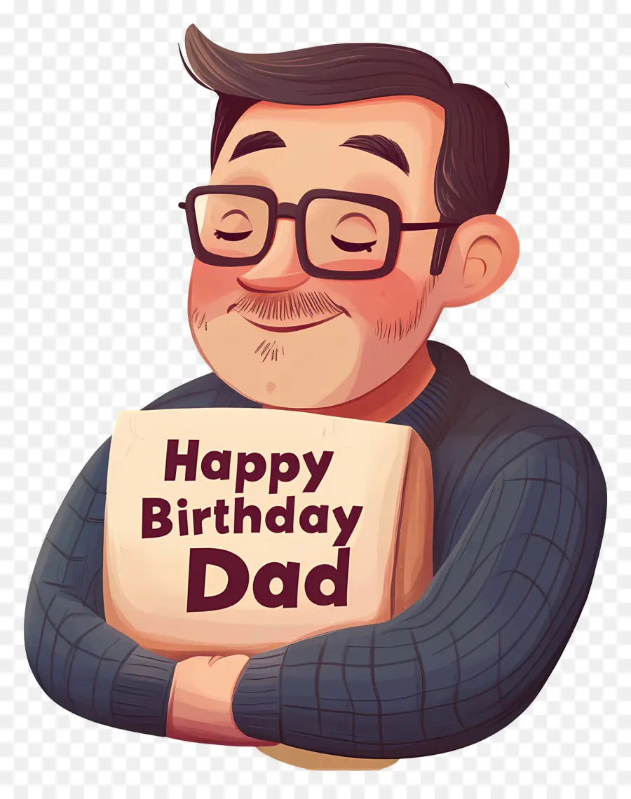 Feliz Cumpleaños Papá，Padre PNG