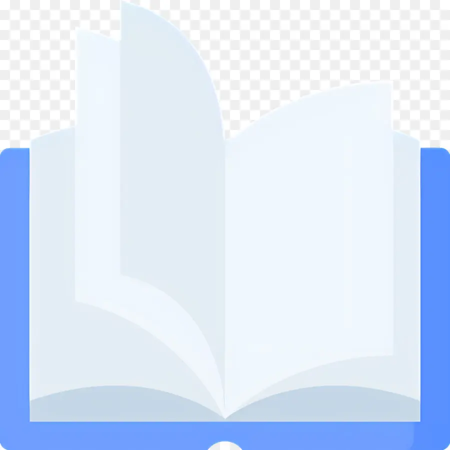 Libro Abierto，Libro Azul PNG