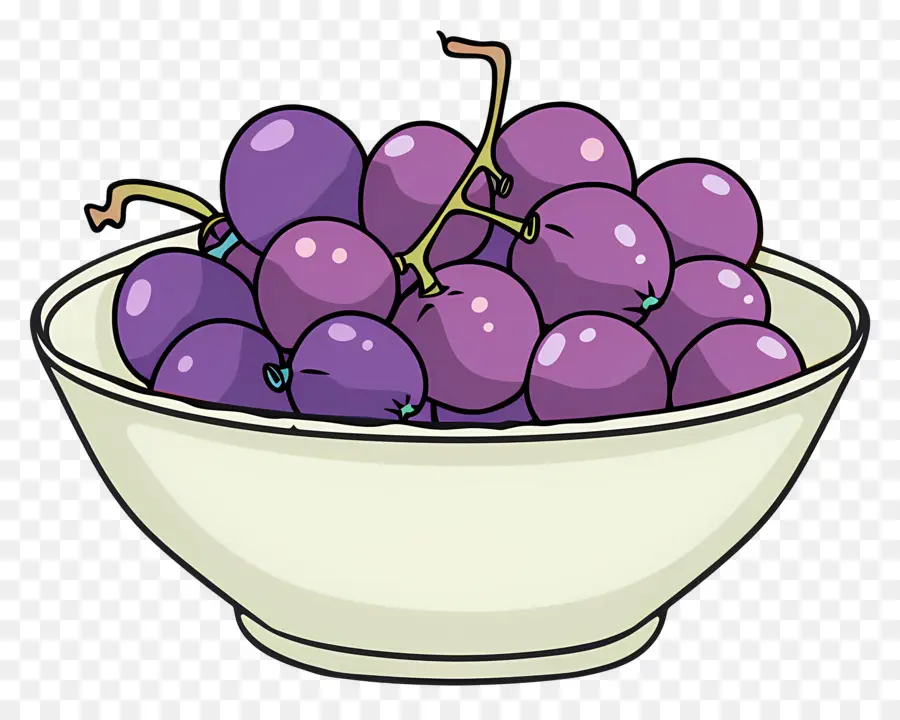 Tazón De Uvas，Fruta PNG