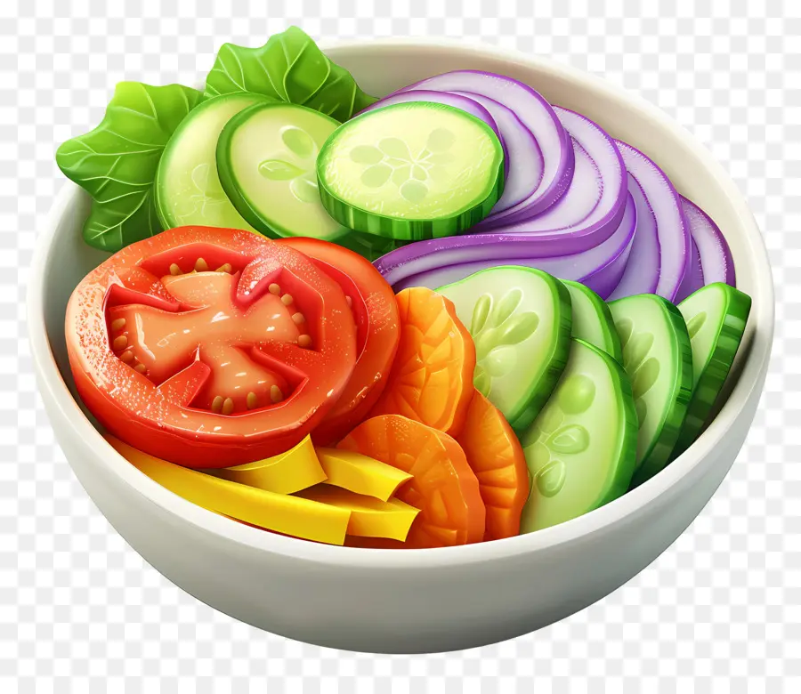 Tazón De Verduras，Ensalada De Verduras PNG