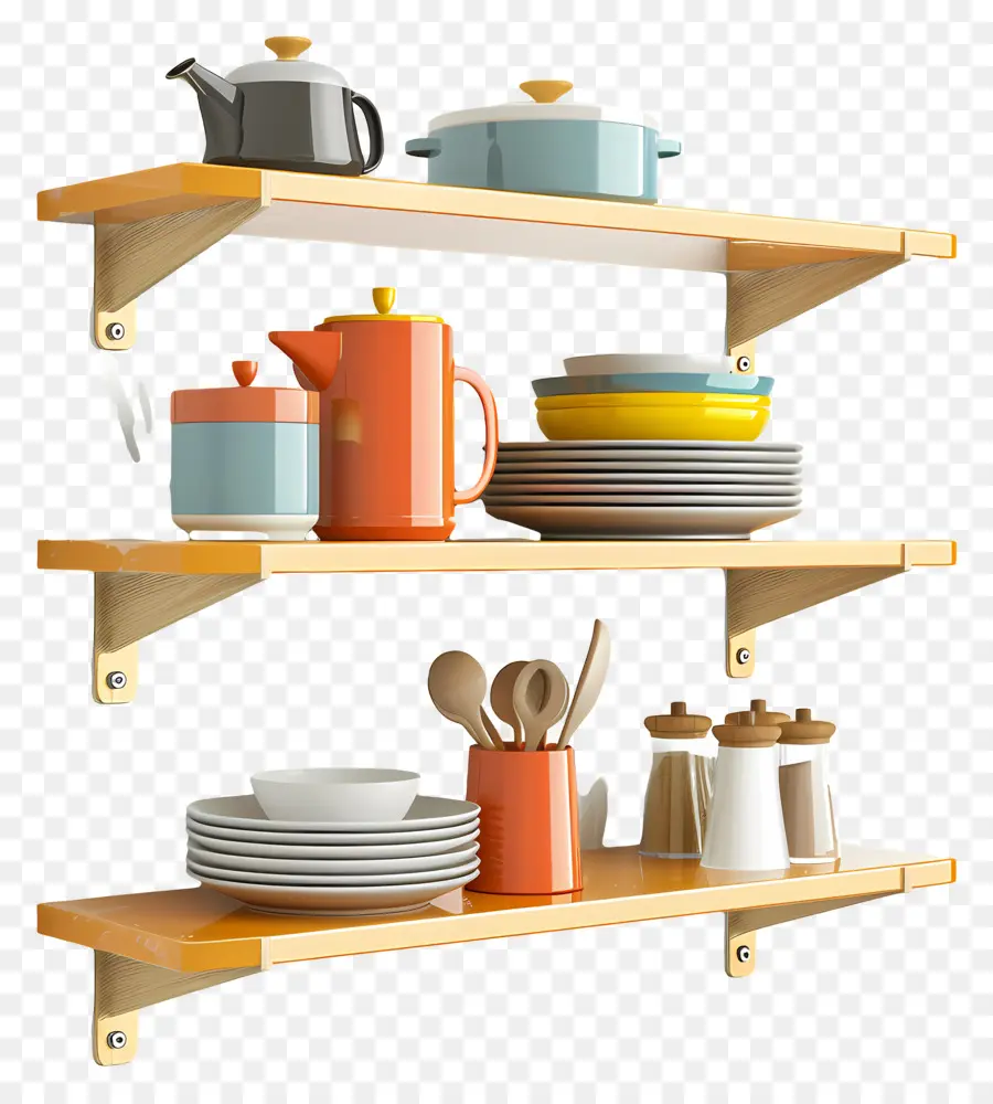 Estante De La Cocina，Estantes De La Cocina PNG