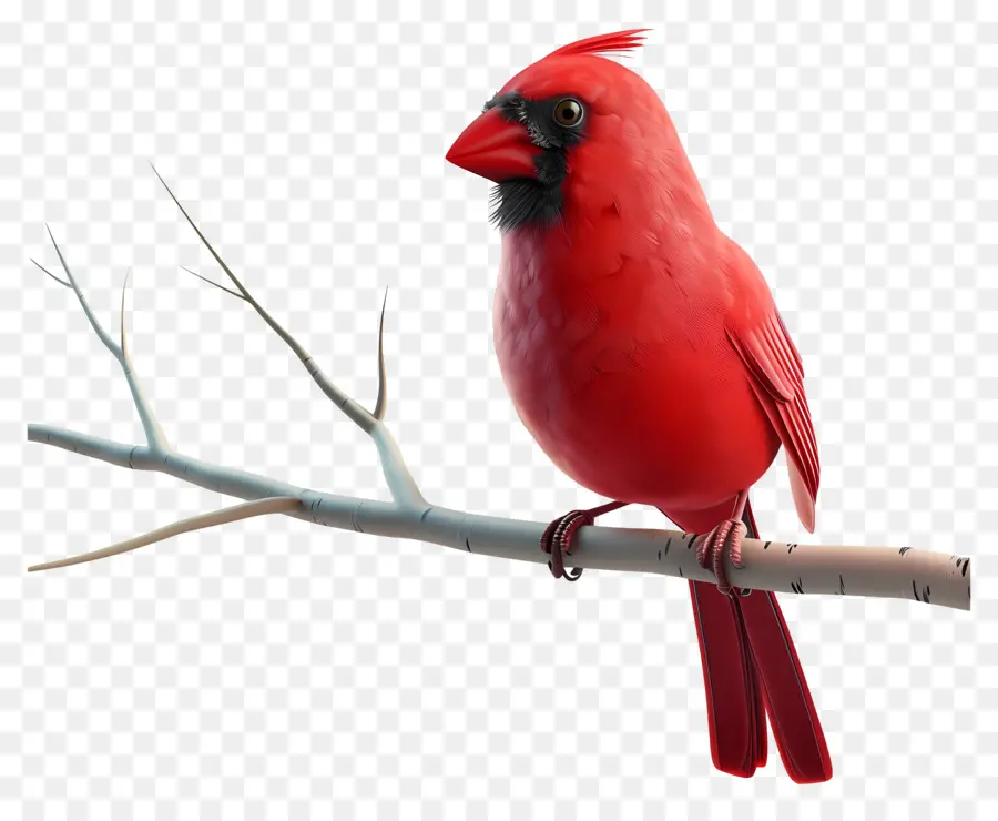 Pájaro Rojo，Rama PNG