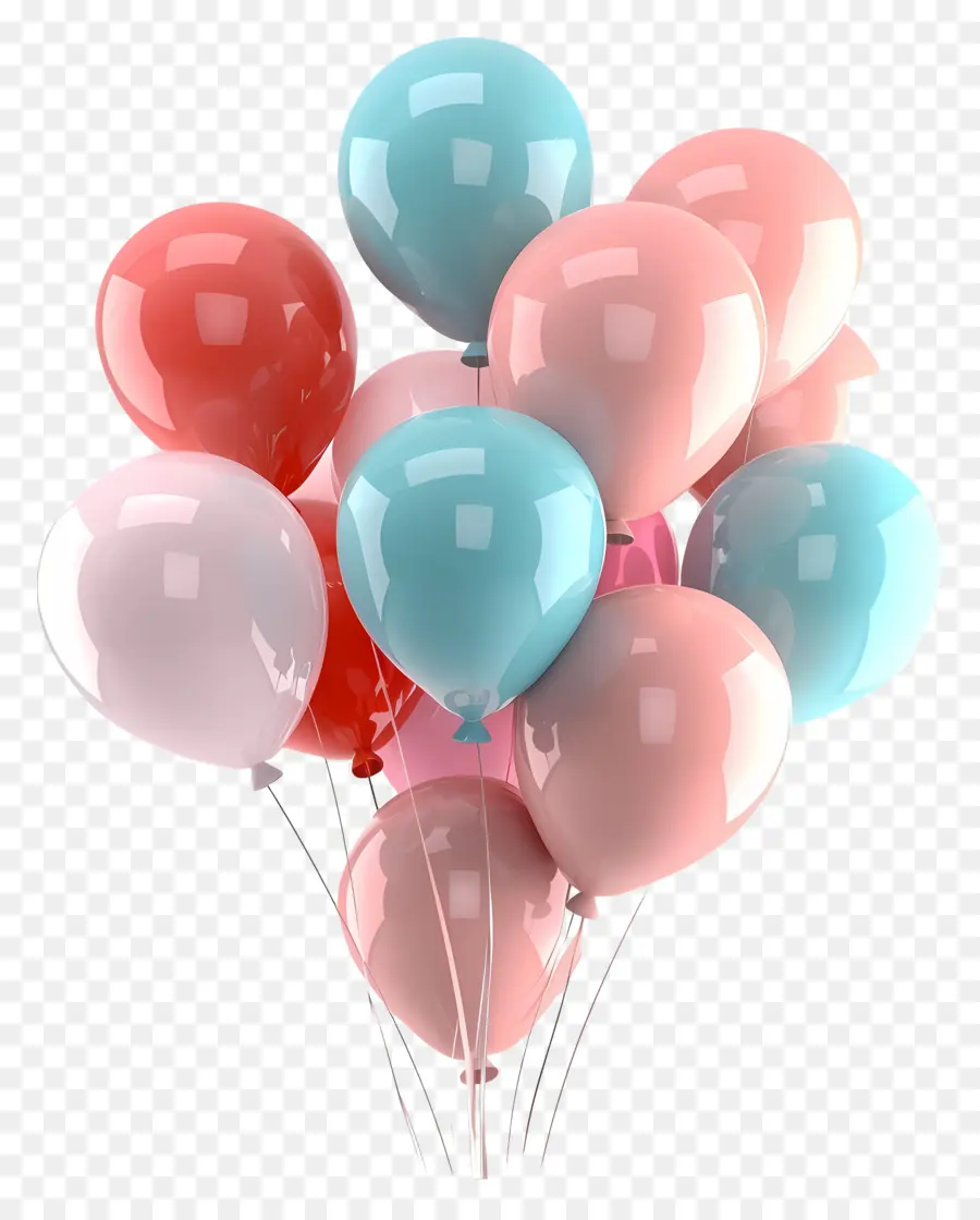 Manojo De Globos，Globos PNG