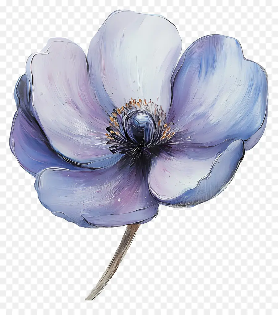 Buen Día，Flor Morada PNG