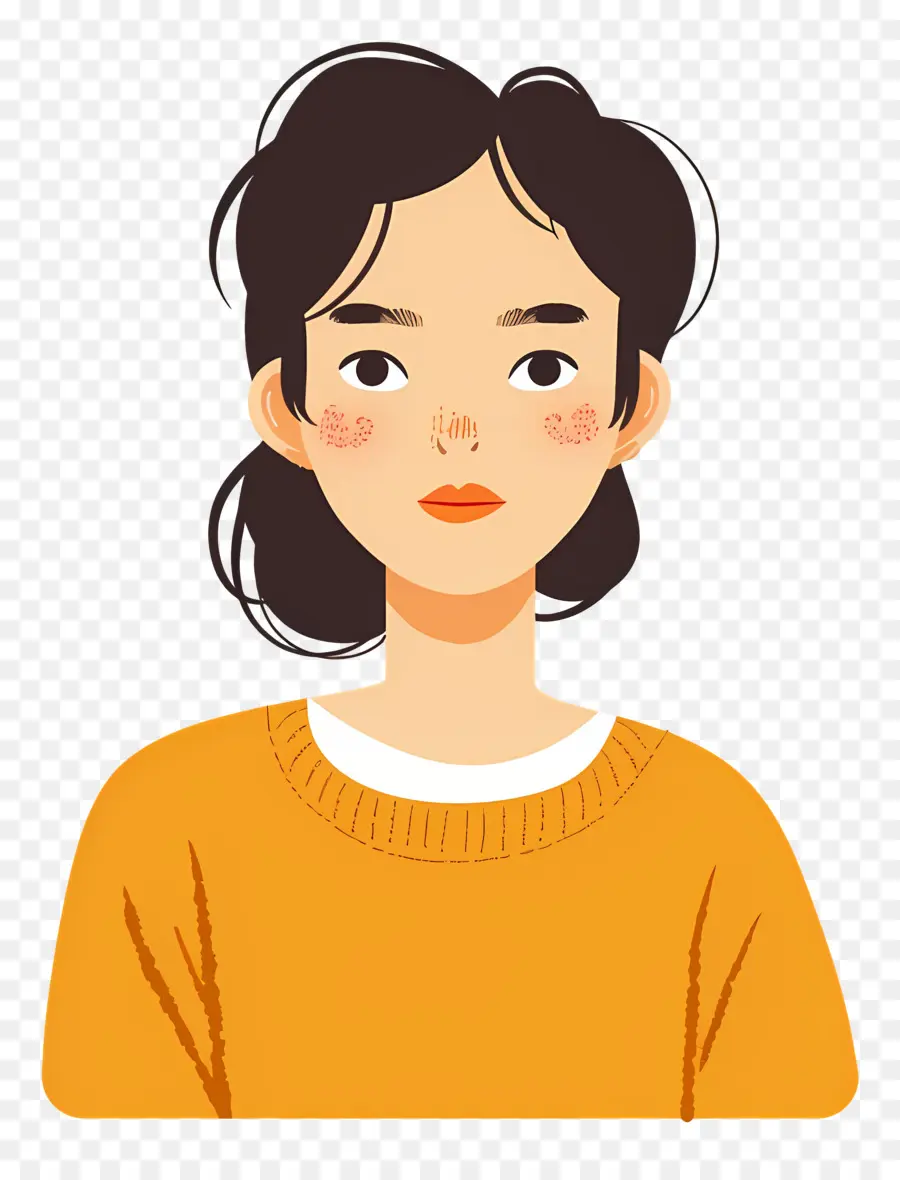 Mujer Coreana，Chica Anime PNG