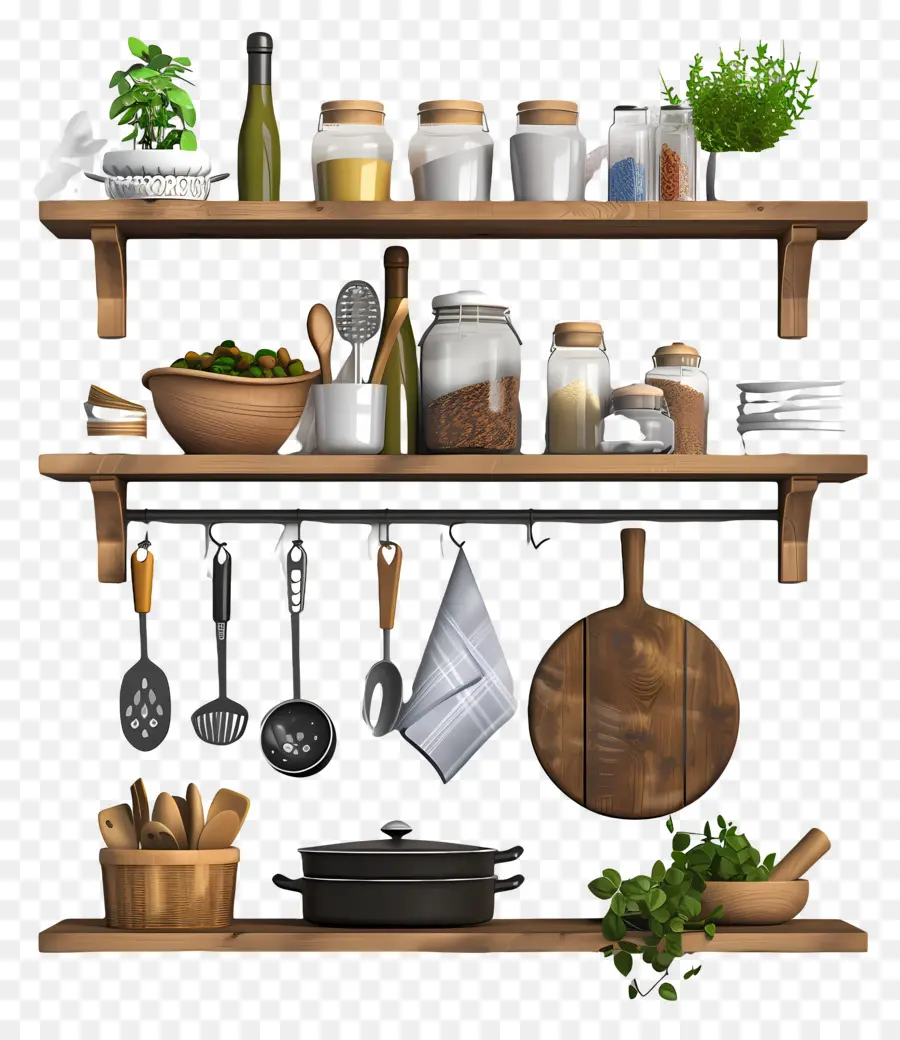 Estante De La Cocina，Estantes De Cocina PNG