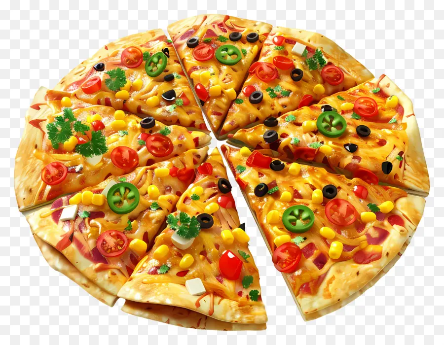 Pizza Mexicana，Pizza PNG