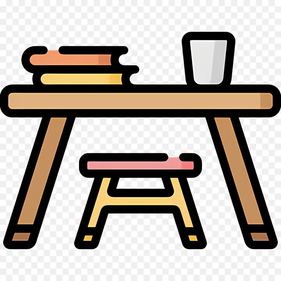 Mesa De Camping，Escritorio PNG