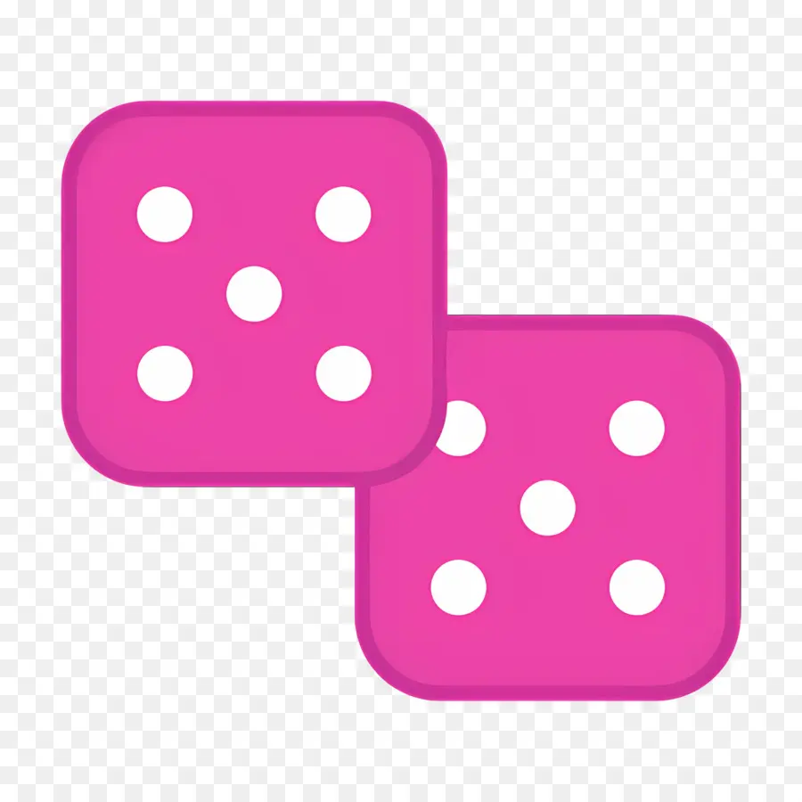 Dados De Casino，Dados Rosas PNG