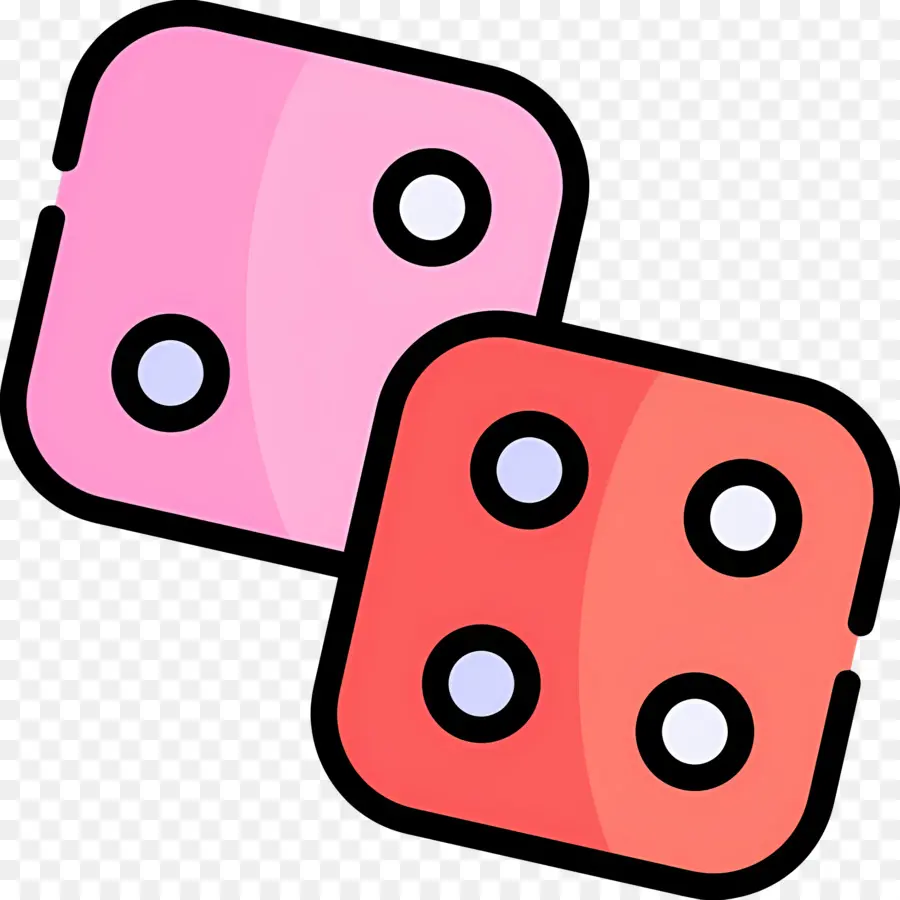 Dados De Casino，Dados Rojos PNG