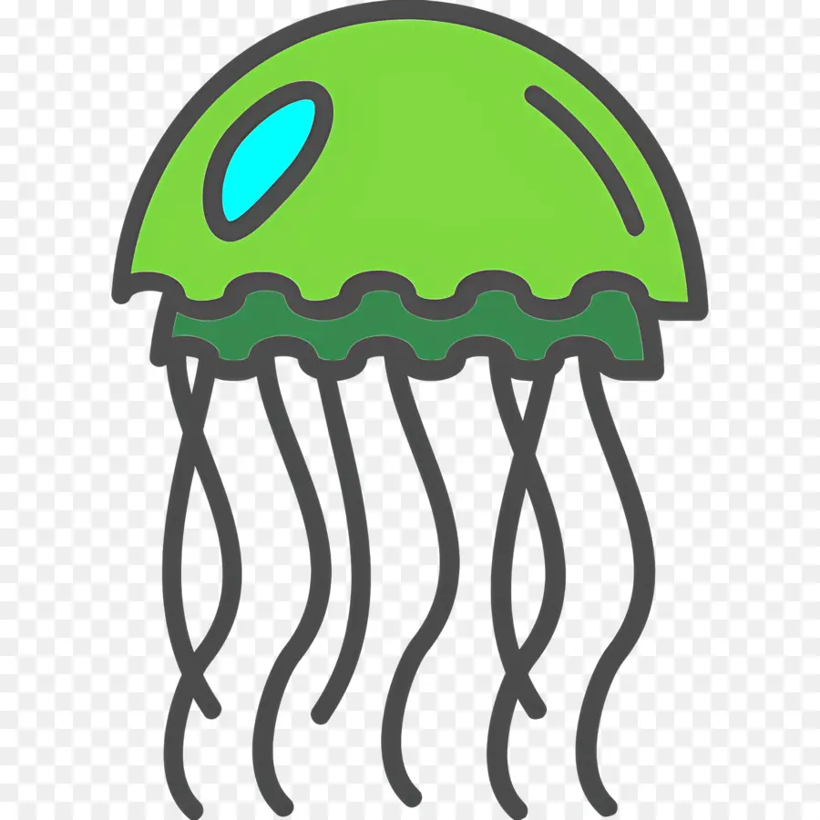 Medusa，Medusas Verdes PNG