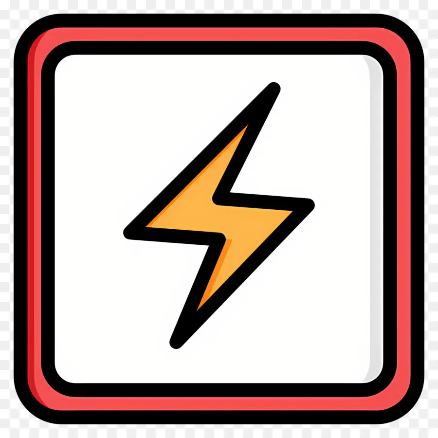 Advertencia Electrica，Rayo PNG