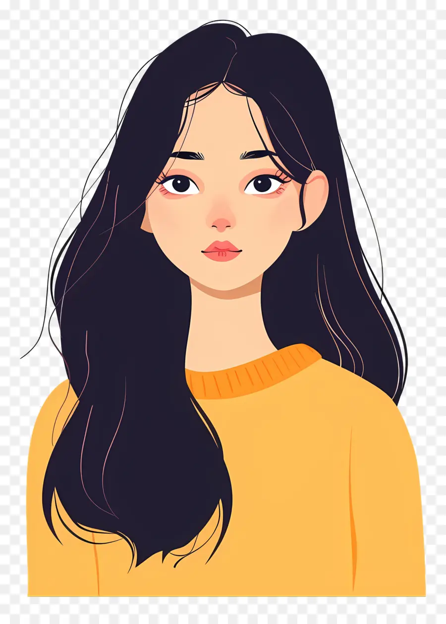 Mujer Coreana，Chica PNG