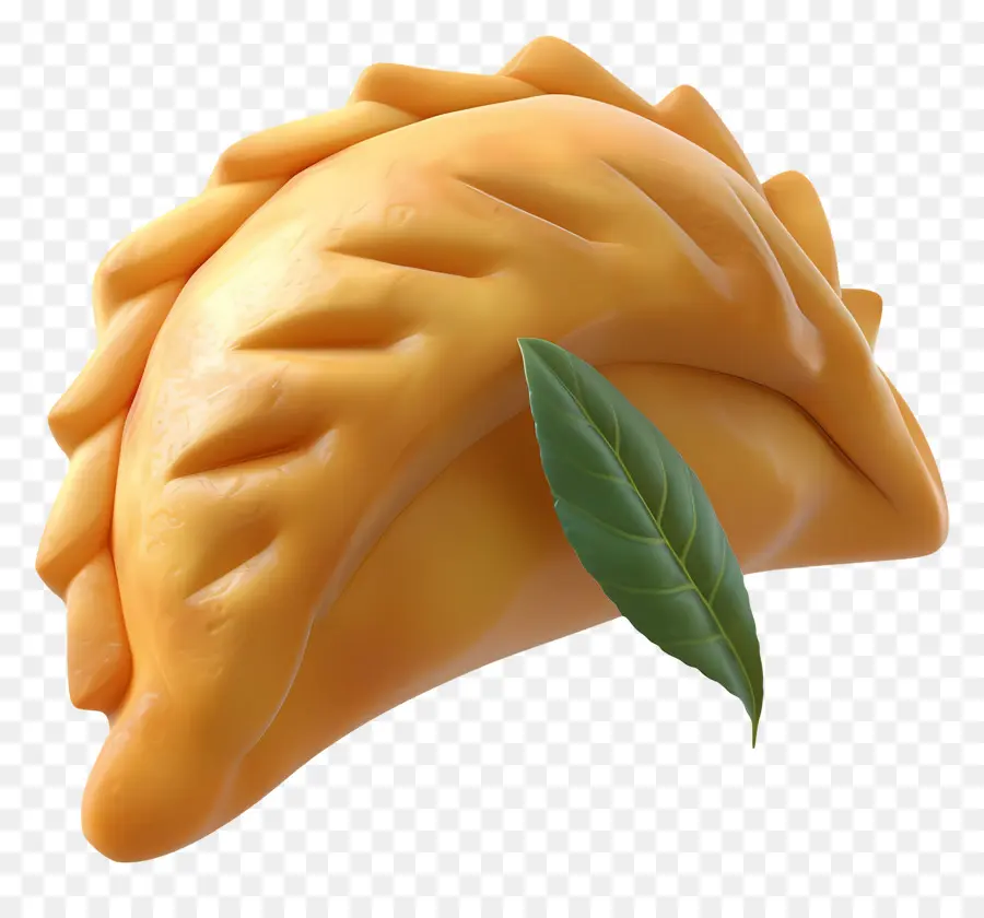 Hojaldre De Curry，Empanada PNG