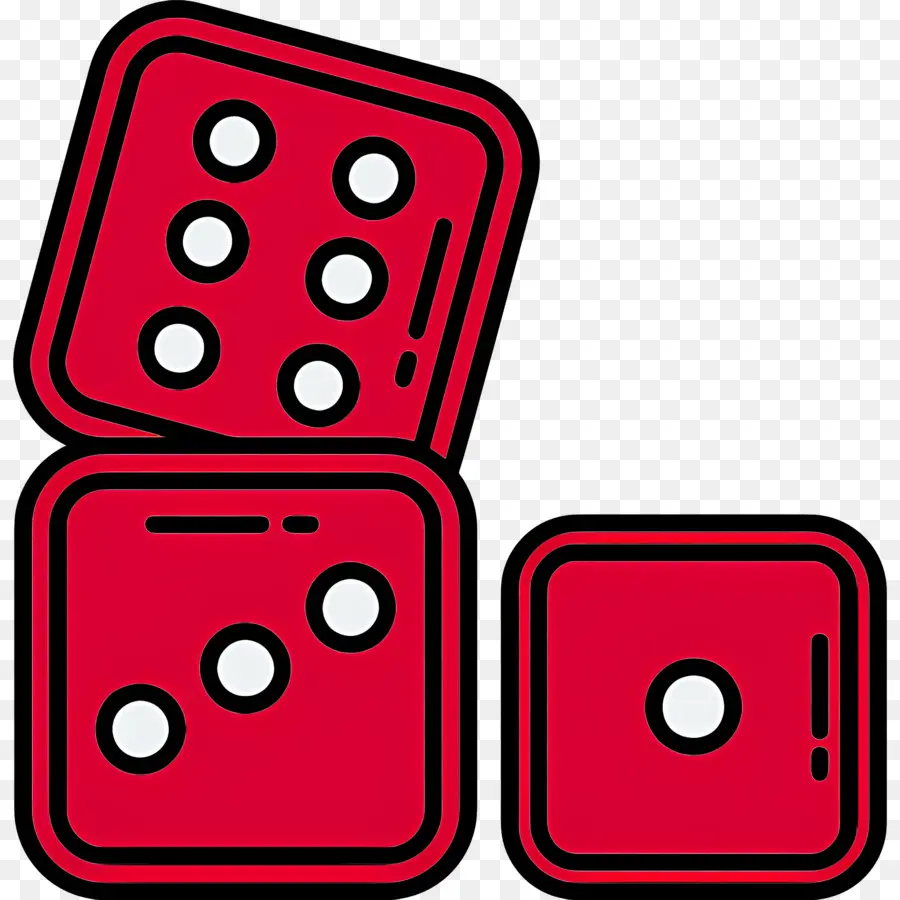 Dados De Casino，Dados Rojos PNG