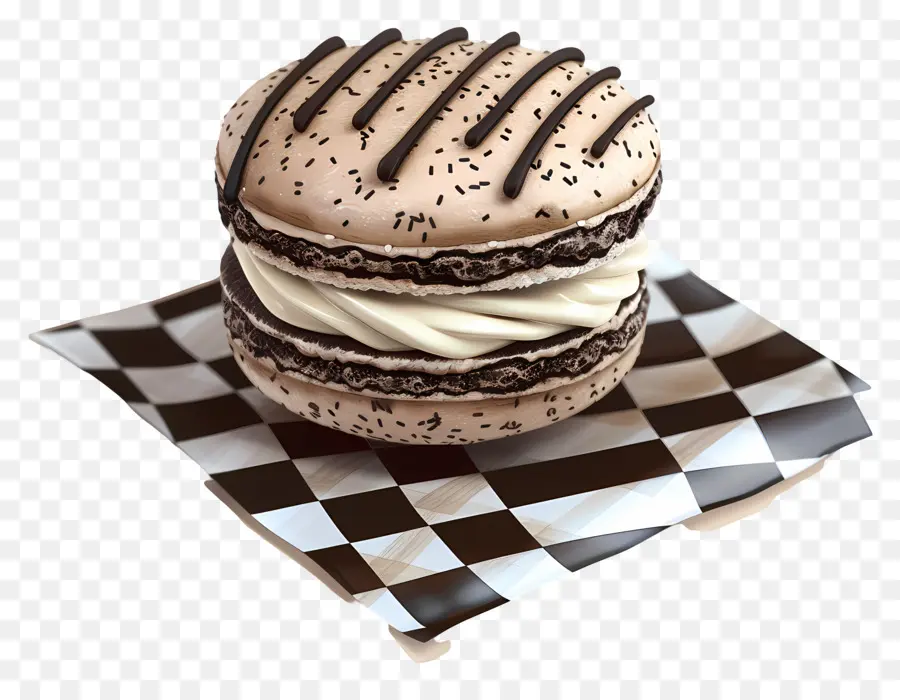 Macarrón，Postre PNG