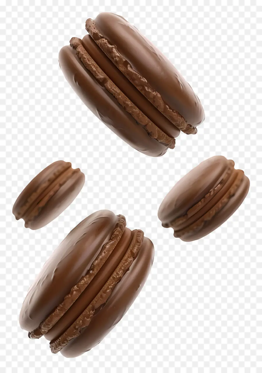 Macarrones De Chocolate，Macarrones PNG