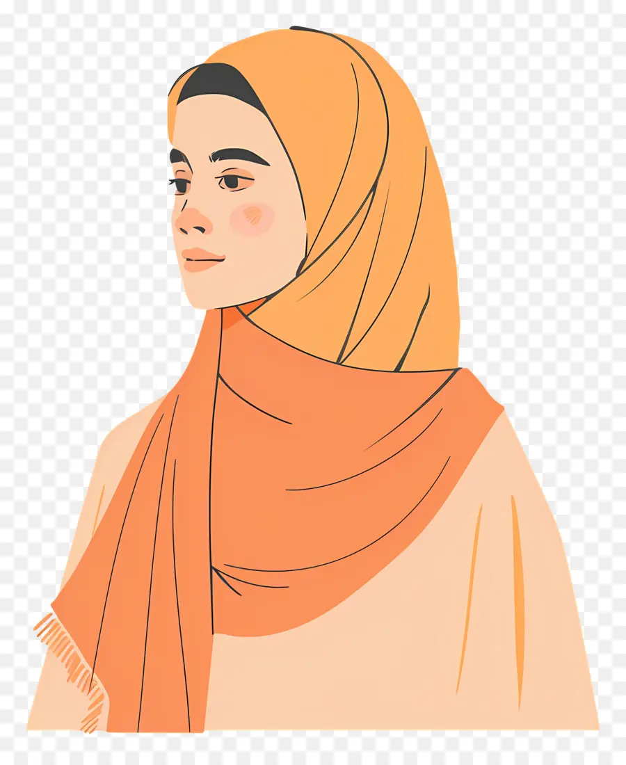 Mujer Musulmana，Mujer En Hijab PNG