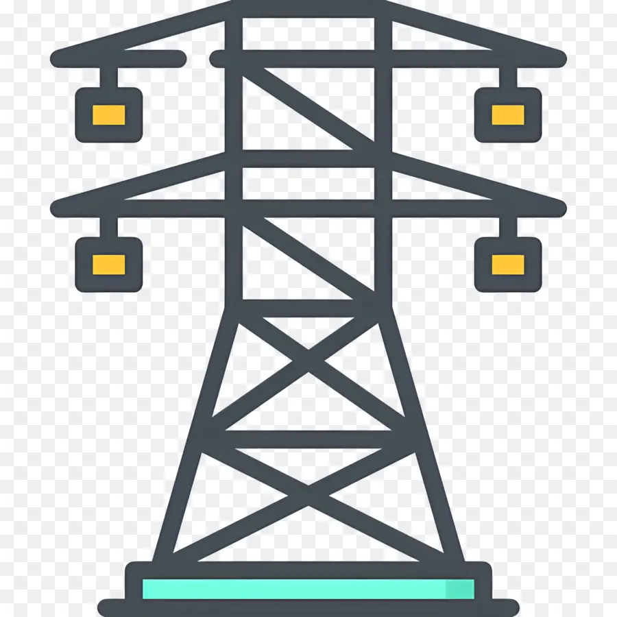 Transmisión Eléctrica，Línea Eléctrica PNG