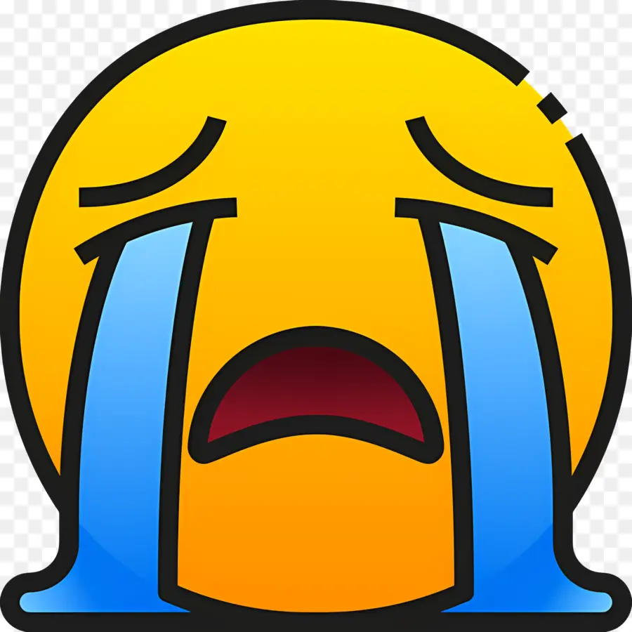 Cara Llorando，Emoji Triste PNG