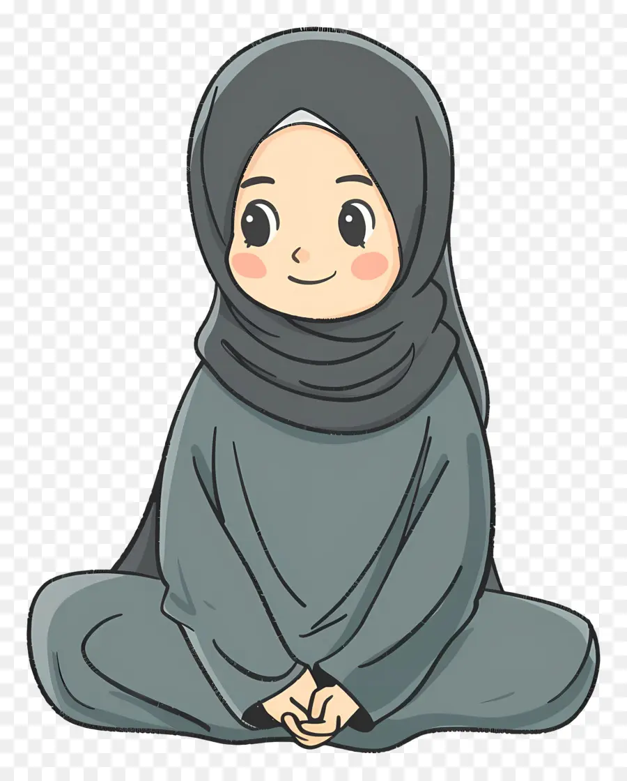 Mujer Musulmana，Chica En Hijab PNG