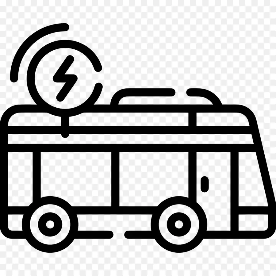 Autobús Eléctrico，Transporte Público PNG