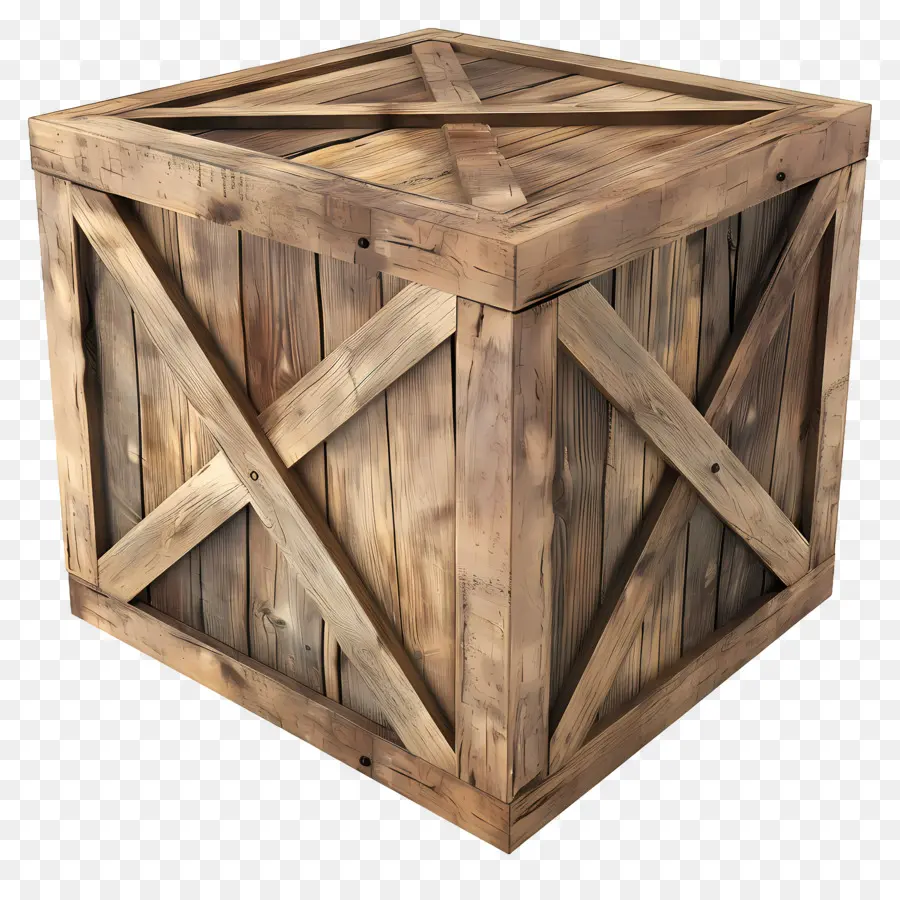 Caja De Madera De Carga，Caja De Madera PNG