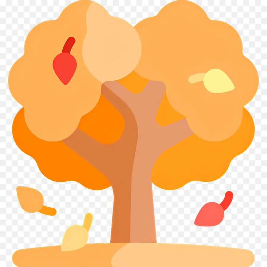 árbol De Otoño，Hojas PNG