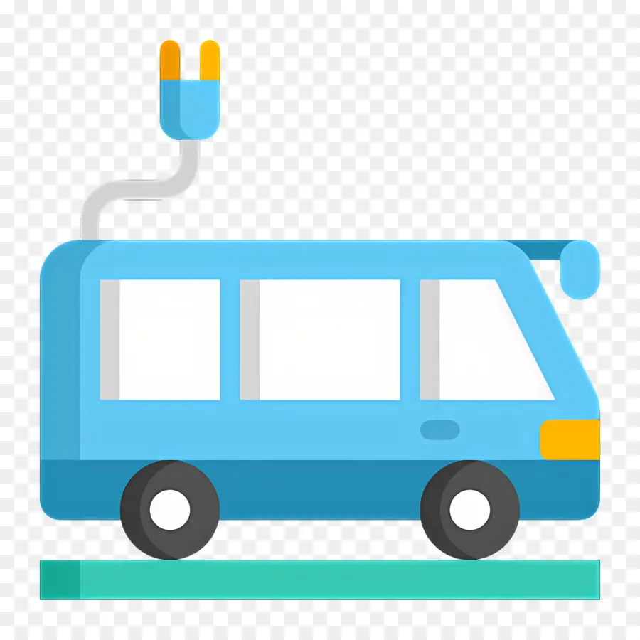 Autobús Eléctrico，Enchufar PNG