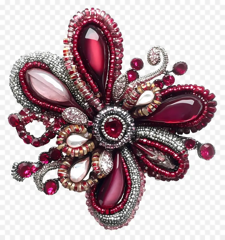 Broche，Flor De Cuentas PNG