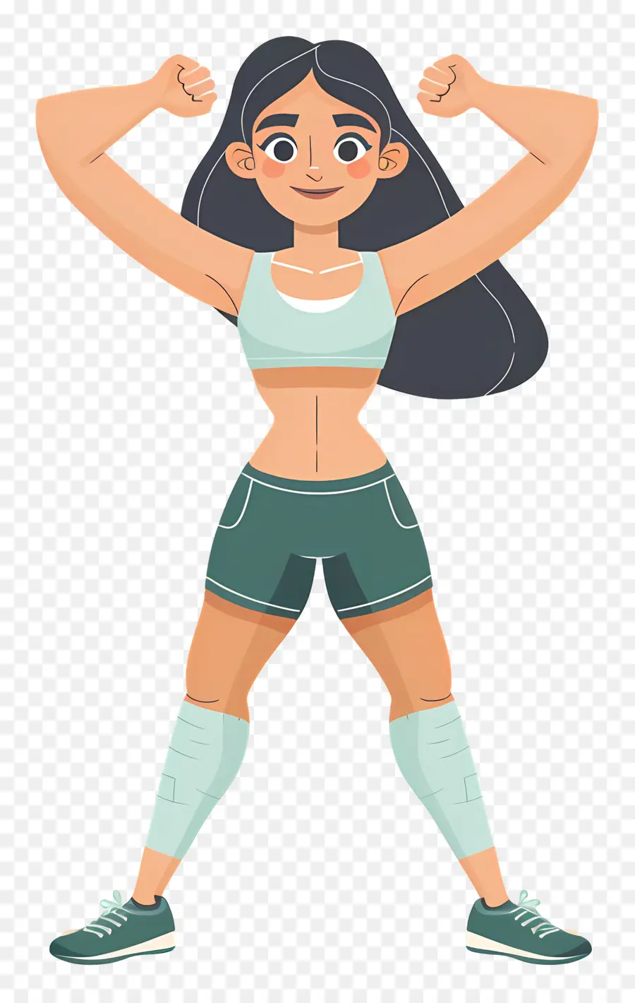 Mujer Fitness，Mujer Fuerte PNG