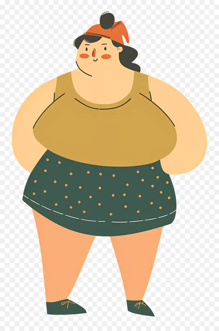 Gorda，Persona En Suéter PNG