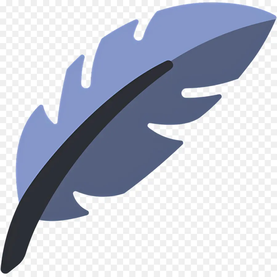 Pluma，Azul PNG