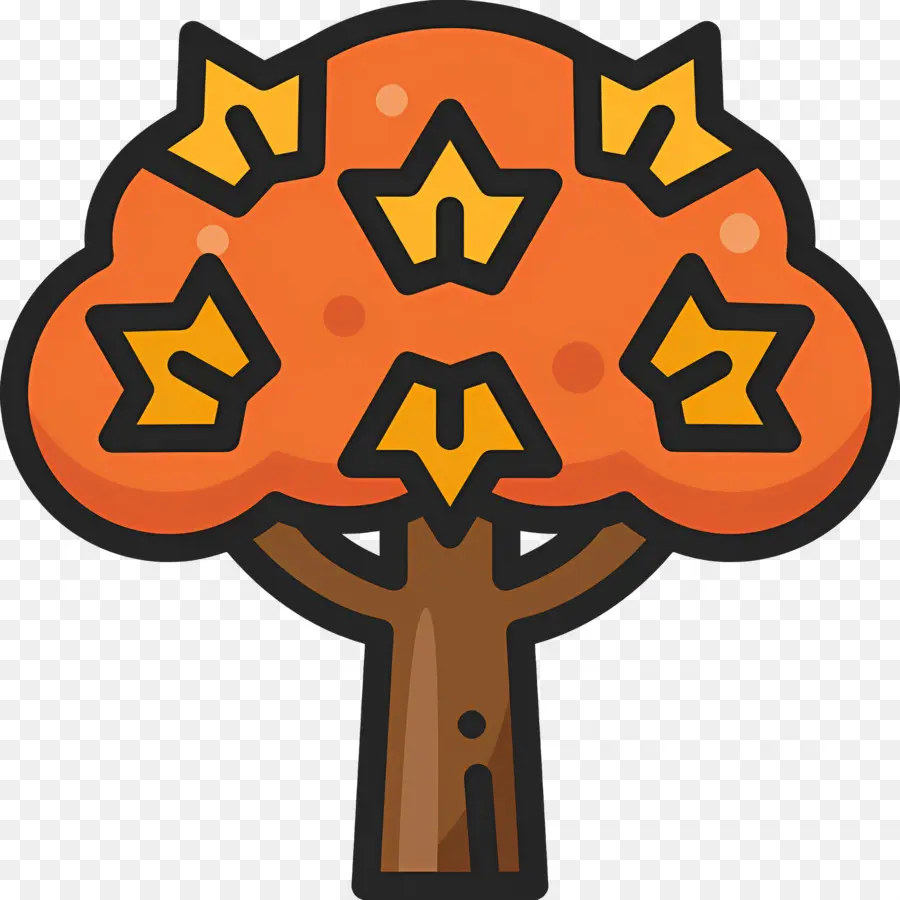 árbol De Otoño，Hojas PNG