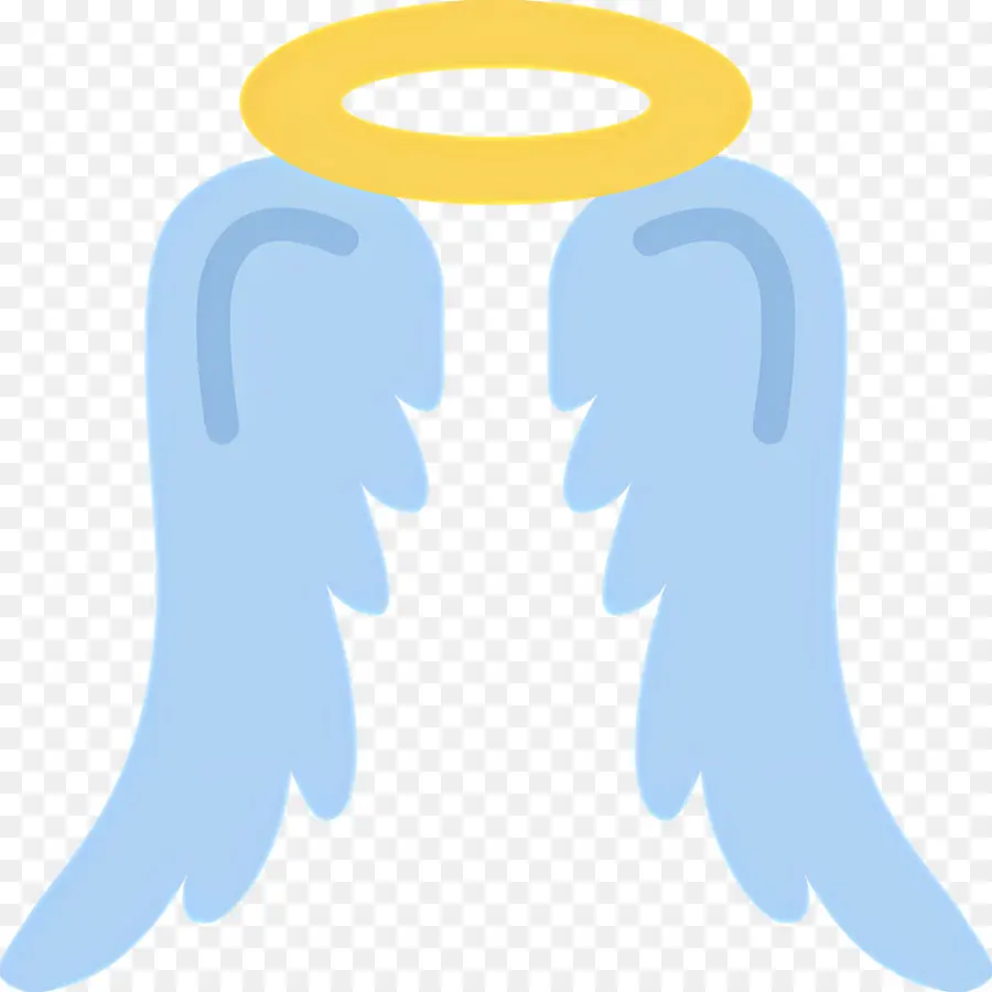 Alas，Alas De ángel Y Halo PNG