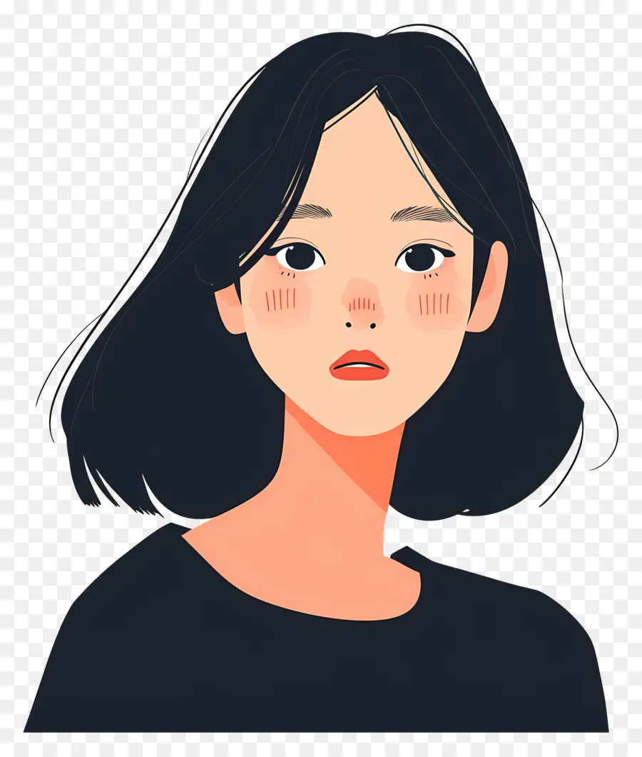 Mujer Coreana，Joven PNG